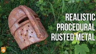 Realistic procedural rusted metal - Blender tutorial - Materializer