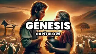 BIBLIA HABLADA: Génesis - Capítulo 29 | Jacob sirve a Labán por Raquel y Lea (Reina Valera 1960)