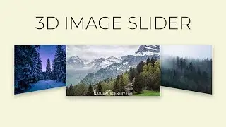 3D Image Gallery using HTML CSS JS