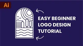 Adobe Illustrator Beginner Tutorial: Simple Vector Logos