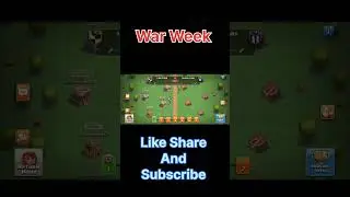 War In Clash Of Clans  #clashofclans #coc #gaming #attack