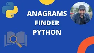 Python | Webster's Dictionary Anagrams Finder in Python