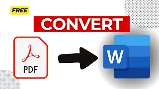 How to Convert PDF to Word for FREE | ILovePDF Tutorial