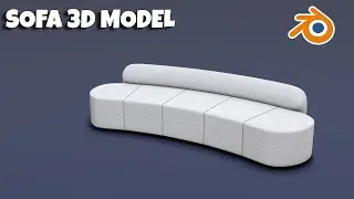 sofa modeling in blender || easy guide