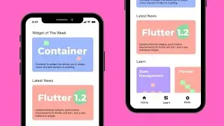 Creating Learn Flutter App | UI Design #2