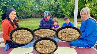 İSTANBUL'DAN ABLAM GELDİ ~ TEPSİ TEPSİ ISPANAKLI BÖREK YAPIMI