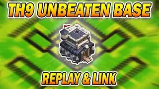 Best TH9 Base for War/CWL/Trophy 2024 | Town Hall 9 Base with Replays & Link (COC)