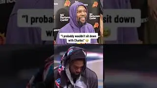 KD's Not Trying to Talk to Chuck 😂 