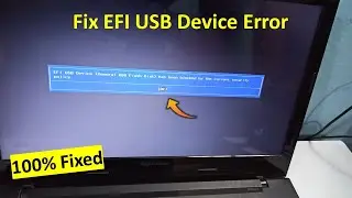 How to Fix EFI USB Device has been blocked by the current security policy