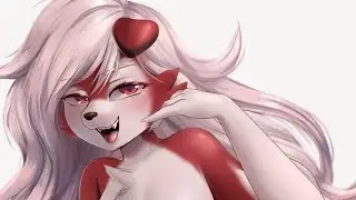 Furry n°43(+18):Adorable Lycanroc showing off her wonderful body 