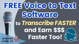 Free Voice and Speech to Text Software to Help You Transcribe FASTER with a Live Transcription Demo!