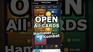 How to Unlock All Cards in Hamster Kombat