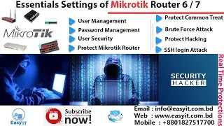 Essentials Settings of Mikrotik