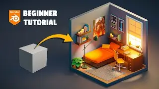 Isometric 3D Room in Blender | Beginner Tutorial