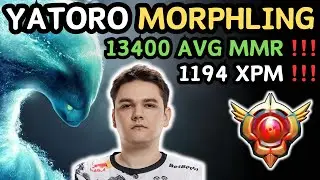 Yatoro MORPHLING Hard Carry COOKING 🔥 Yatoro Grandmaster Tier - Dota 2