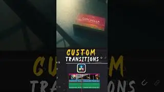 How to save custom transitions/presets in DaVinci Resolve