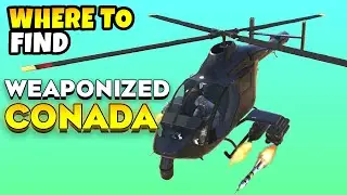 GTA Online How to Find Weaponized Conada Spawn Location (New Fastest Chopper)