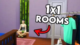 Ideas For 1x1 Rooms In The Sims 4 | Bedroom Edition