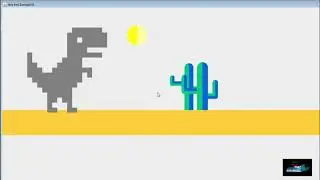 Game dinosaur google chrome with java