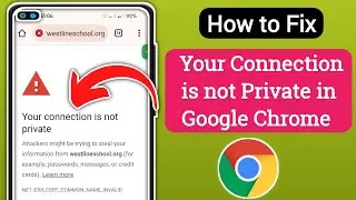 How to Fix “Your Connection is Not Private” Error on Google Chrome (2024)