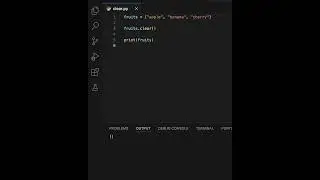 Python Clear Method | Learning | Python | 2024 | Coding | Programming 