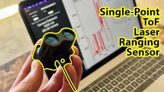 Testing Single-Point TOF Laser Ranging Sensor with Custom Python Serial Program #UART #Serial