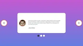 Testimonial slider in Adobe XD - UX/UI testimonial - 2021