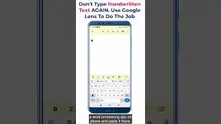 Dont Type Handwritten Text AGAIN. Use Google Lens #googlelens #freelanceandbusiness