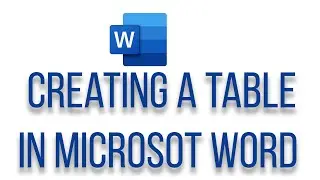 How to make a table in Microsoft Word Document?