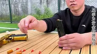 Игрушечный пистолет Desert Eagle с мягкими пулями. Детский Пустынный орел.