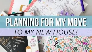 Planning My House Move! Prepping with Pages in my Big Happy Planner - Checklists, Expenses, Etc 2023