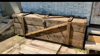 Сундук для садового инвентаря своими руками. DIY. Chest for garden tools.