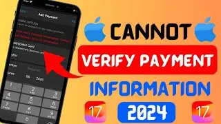 How to fix cannot verify payment information contact apple support 2024 (in iPhone)