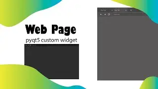 PyQt5 Tutorial - Web Page for Web Browser