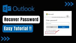 How to Recover Outlook Account - Reset Password Outlook.com !