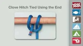 Clove Hitch (Rope End Method) | How to Tie a Clove Hitch (Rope End Method)