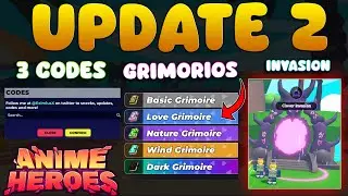 🚨UPDATE 2 ANIME HEROES SIMULATOR CODES ROBLOX *SUMMER EVENT* GRIMOIRES