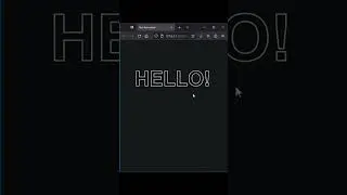 Text With Sliding Background Animation in CSS | CSS text effect  #css #shorts #coding #html