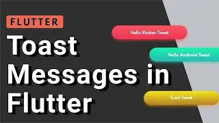 Flutter - Android toast  messages using Platform channel