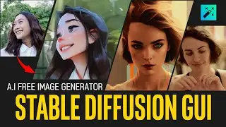 Stable Diffusion Free Easy A.I Image Generator Tool l A.I 이미지 무료 생성프로그램