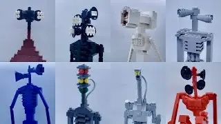 All LEGO SIREN HEAD 🔊 Trevor Henderson Creatures