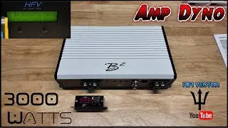 B2 Audio RAGE 3200 Watt sub amp DYNO review