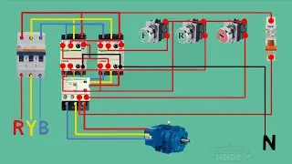 reverse forward dol starter control wiring