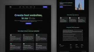 Design a Website Management Agency Landing Page Using HTML CSS and JavaScript