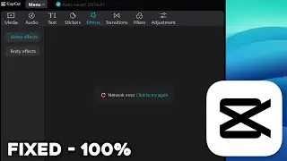 Fix Capcut Network Error on PC Windows 10/11/7 | Capcut Network Problem Fixed 2024