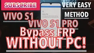 VIVO S1 & S1 PRO - How To Bypass FRP Lock ∆ Android 11 ∆ Funtouch OS 10.5