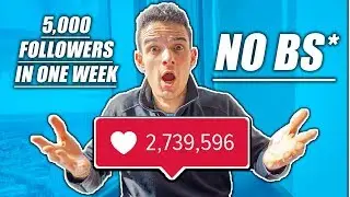 HOW TO GROW ON INSTAGRAM TO 5K FOLLOWERS IN 1 WEEK |  2021 Instagram Algorithm