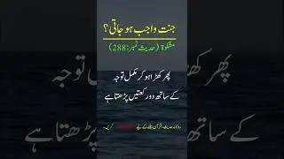 Hadees Sharif Jannat Wajab #shorts #youtubeshorts #islam #islamic #dua #hadees #viral #viralshorts