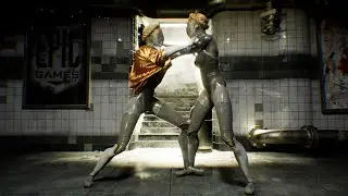 UE5 Atomic Heart Twins Subway Fight Scene | Unreal Engine 5