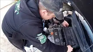 oil change on a Volkswagen Polo car (polo sedan) at home with your own hands.